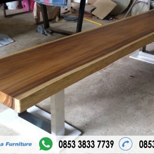  Meja  Kayu  Trembesi Solid  Harga  Murah Meja  Kayu  Meh 