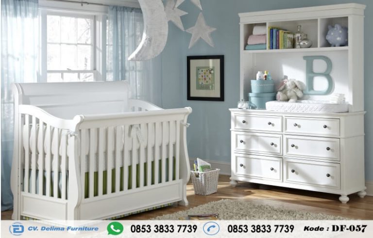 Set Kamar  Bayi  Putih Minimalis  Moms Box Bayi  Harga Murah 