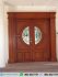 Kusen Daun Pintu Utama Kupu Tarung Jepara