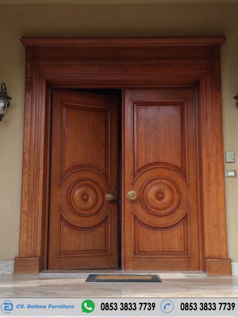 Pintu Rumah Kupu Tarung Model Bulat Besar