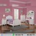 Set Tempat Tidur Anak Perempuan Cat Duco