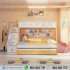 Tempat Tidur Tingkat Orange Kombinasi Putih
