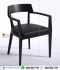 Kursi Cafe Kayu Jati Black Modern Simpel