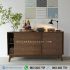 Bufet Minimalis Retro Pintu Geser