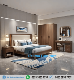 Set Kamar Tidur Minimalis Modern Trend