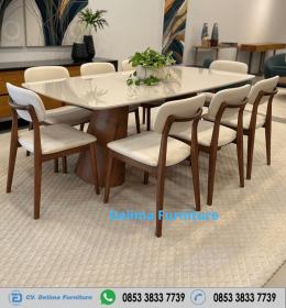 Set Meja Kursi Makan Modern Mesa