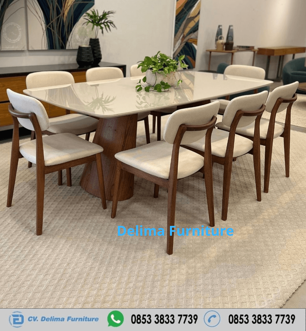 Set Meja Kursi Makan Modern Mesa