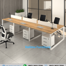Meja Kerja Staf Call Center Minimalis