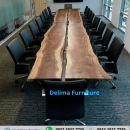 Meja Meeting Kantor Kayu Suar Trembesi Space