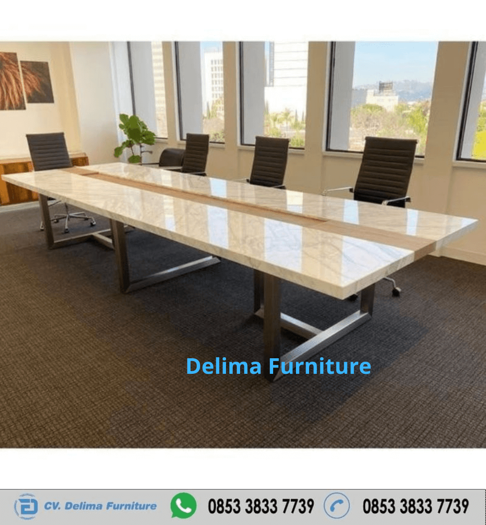 Meja Rapat Minimalis Hpl Harga Murah
