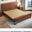 Ranjang Tidur Modern Minimalis Jati Panel