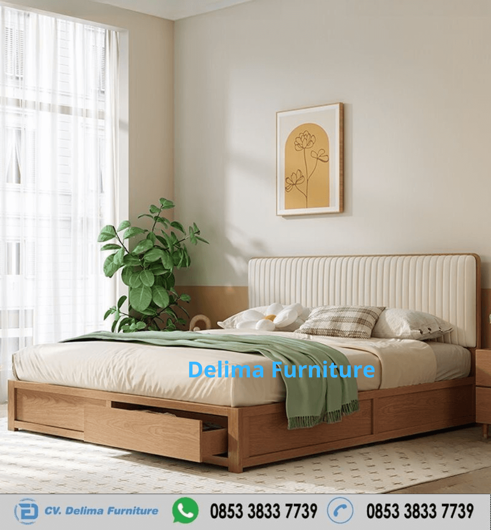 Tempat Tidur Kayu Jati Jepara Cabinet