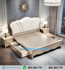 Tempat Tidur Modern Laci Litfat
