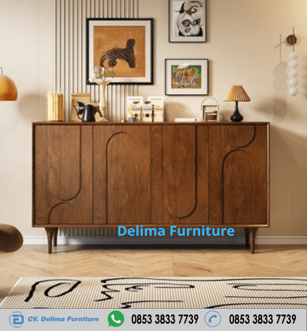 Credenza Kayu Minimalis Modern