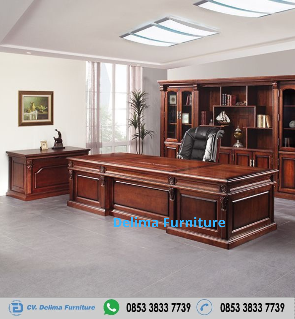 Meja Kerja Anggota Dewan Kayu Jati Jepara