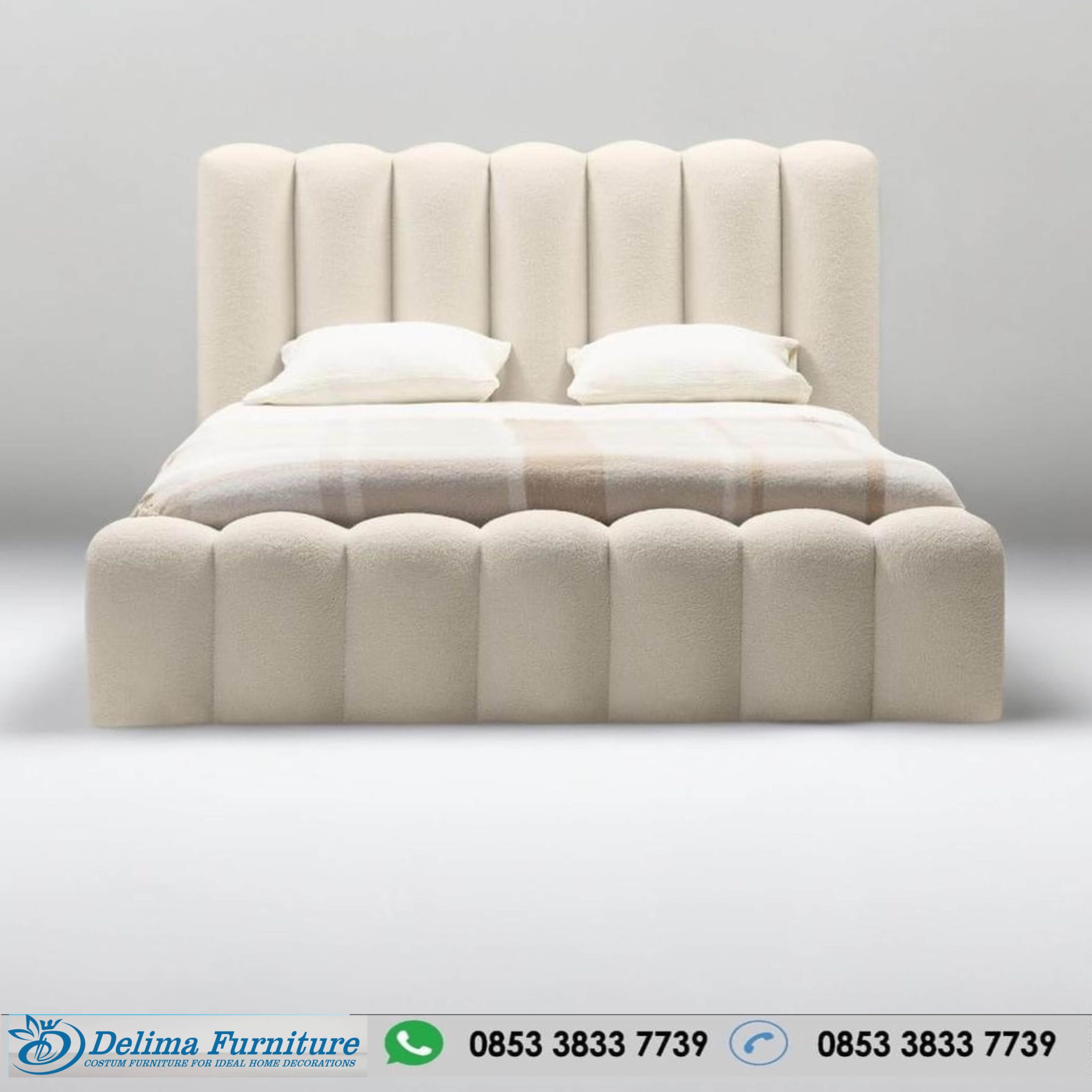 Tempat Tidur Minimalis Modern Headboard Elegan
