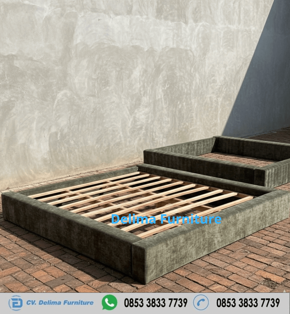 Dipan Tempat Tidur Minimalis Pendek Lesehan Full Jok