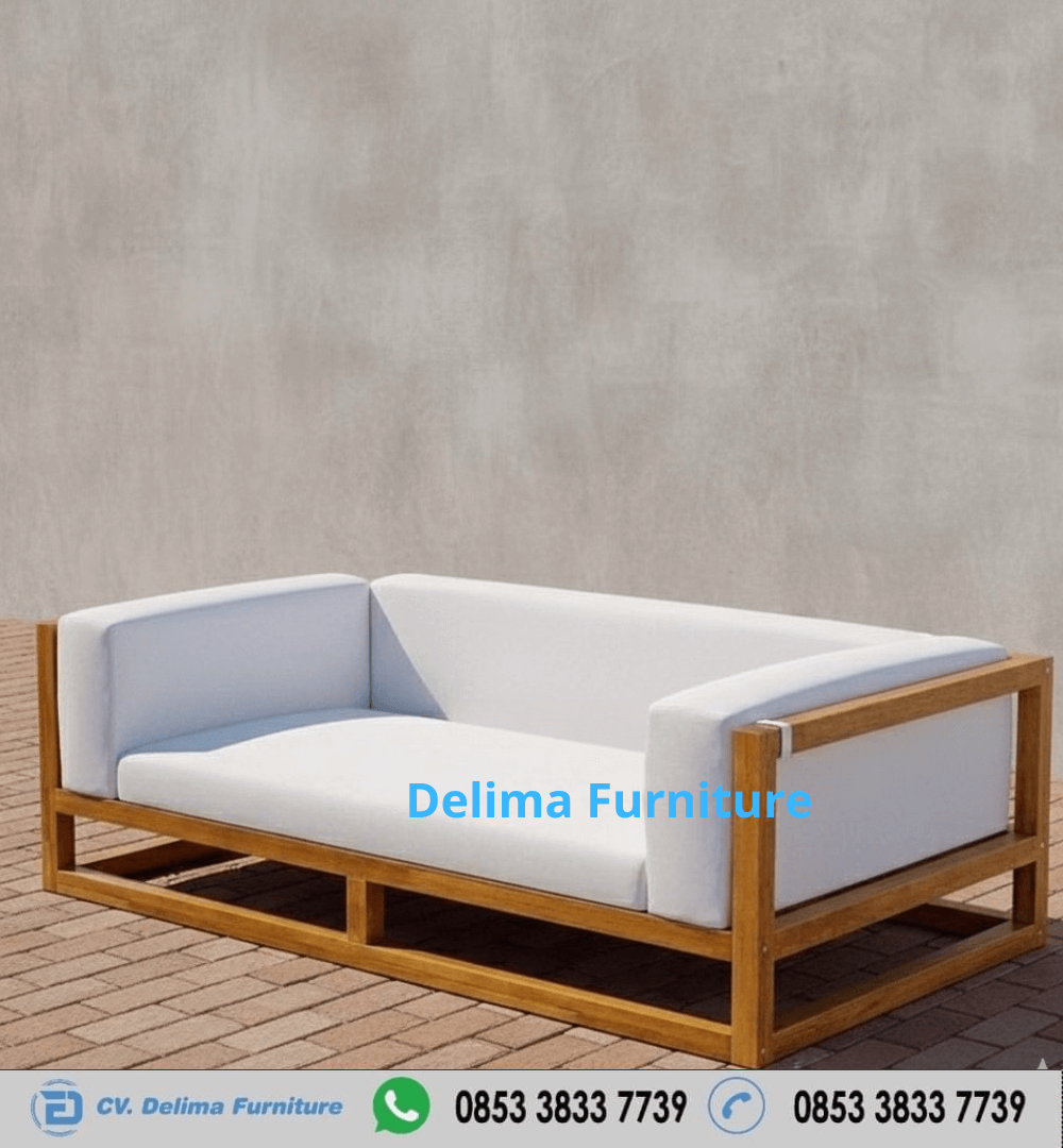 Sofa Ruang Tamu Minimalis Kayu Jati
