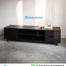Bufet Tv Minimalis Hitam Jati Black