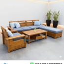 Kursi Tamu Jati Sofa L Minimalis Modern 311 Seater