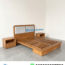 Dipan Jati Floating Platform Headboard Busa Japandi