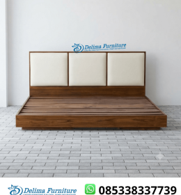 Dipan Jati Headboard Busa 3 Panel